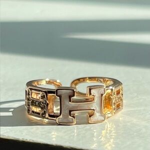 Stylish Gold and Silver Women's Ring